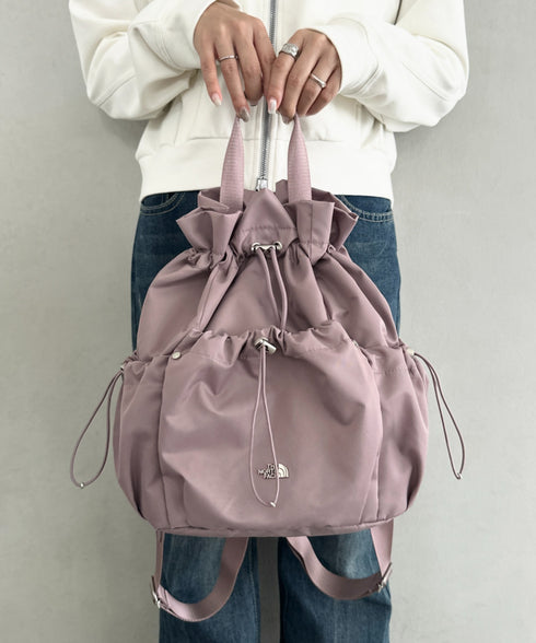 THE NORTH FACE(ザ・ノースフェイス)/3WAY 巾着型 ショルダー ボディバッグ リュック バックパック/BONNEY PACK M | IM1253066 | ピンク