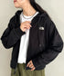 THE NORTH FACE(ザ・ノースフェイス)/ワンポイント ロゴ刺繍 ダブルジップパーカー フーディ ショート丈/W'S VELUNA HOOD ZIP UP | IM2253068 | ブラック