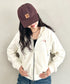 THE NORTH FACE(ザ・ノースフェイス)/ワンポイント ロゴ刺繍 ダブルジップパーカー フーディ ショート丈/W'S VELUNA HOOD ZIP UP | IM2253068 | クリーム