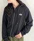 THE NORTH FACE(ザ・ノースフェイス)/ワンポイント ロゴ刺繍 ダブルジップパーカー フーディ ショート丈/W'S VELUNA HOOD ZIP UP | IM2253068 | ブラック
