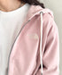 THE NORTH FACE(ザ・ノースフェイス)/ワンポイント ロゴ刺繍 ダブルジップパーカー フーディ ショート丈/W'S VELUNA HOOD ZIP UP | IM2253068 | ピンク