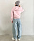 THE NORTH FACE(ザ・ノースフェイス)/ワンポイント ロゴ刺繍 ダブルジップパーカー フーディ ショート丈/W'S VELUNA HOOD ZIP UP | IM2253068 | ピンク