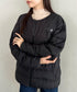 THE NORTH FACE(ザ・ノースフェイス)/軽量 ワンポイントロゴ ノーカラー ブルゾン ダウンジャケット/M'S POPLAR DOWN JACKET (RDS) | IM2253069 | ブラック