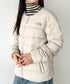 THE NORTH FACE(ザ・ノースフェイス)/軽量 ワンポイントロゴ ノーカラー ブルゾン ダウンジャケット/M'S POPLAR DOWN JACKET (RDS) | IM2253069 | ホワイト
