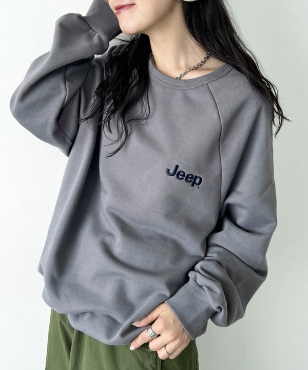 JEEP(ジープ)/バックプリント プルオーバー スウェット/Back Point Raglan Sweatshirt | AT2253071 | ダークグレー