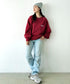 JEEP(ジープ)/バックプリント プルオーバー スウェット/Back Point Raglan Sweatshirt | AT2253071 | レッド
