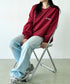 JEEP(ジープ)/バックプリント プルオーバー スウェット/Back Point Raglan Sweatshirt | AT2253071 | レッド