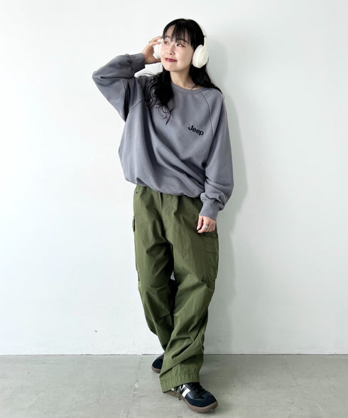 JEEP(ジープ)/バックプリント プルオーバー スウェット/Back Point Raglan Sweatshirt | AT2253071 | ダークグレー