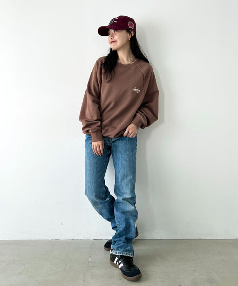 JEEP(ジープ)/バックプリント プルオーバー スウェット/Back Point Raglan Sweatshirt | AT2253071 | ブラウン