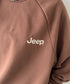 JEEP(ジープ)/バックプリント プルオーバー スウェット/Back Point Raglan Sweatshirt | AT2253071 | ブラウン
