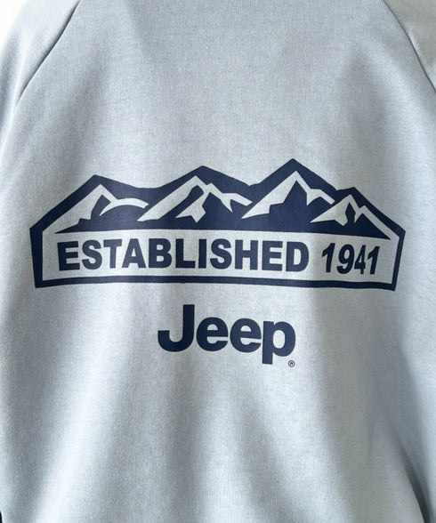 JEEP(ジープ)/バックプリント プルオーバー スウェット/Back Point Raglan Sweatshirt | AT2253071 | ブルー