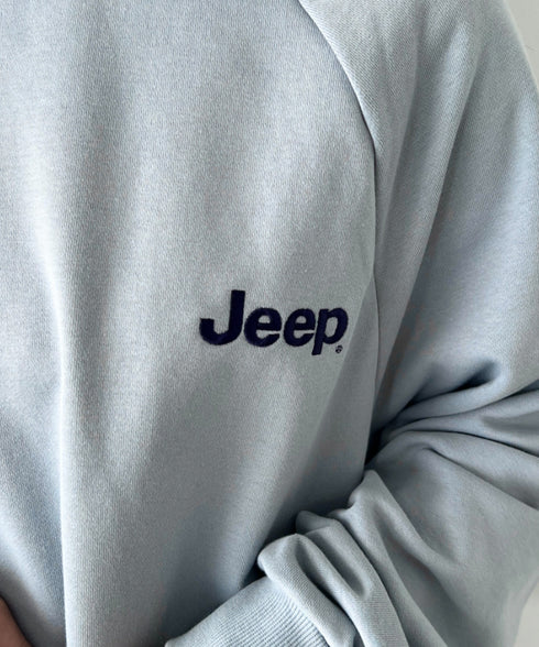 JEEP(ジープ)/バックプリント プルオーバー スウェット/Back Point Raglan Sweatshirt | AT2253071 | ブルー