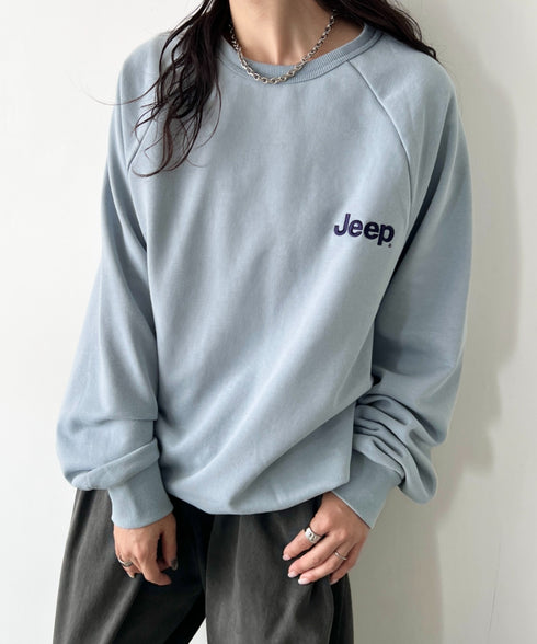 JEEP(ジープ)/バックプリント プルオーバー スウェット/Back Point Raglan Sweatshirt | AT2253071 | ブルー