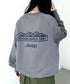 JEEP(ジープ)/バックプリント プルオーバー スウェット/Back Point Raglan Sweatshirt | AT2253071 | ダークグレー