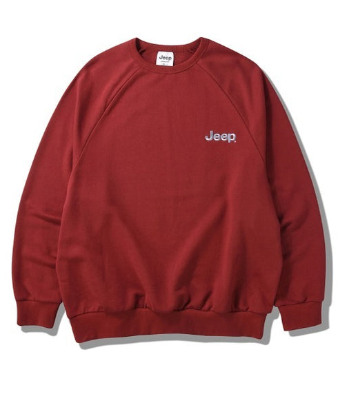 JEEP(ジープ)/バックプリント プルオーバー スウェット/Back Point Raglan Sweatshirt | AT2253071 | レッド