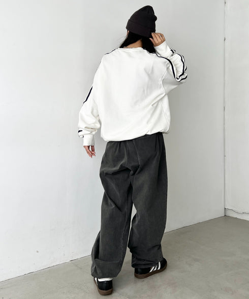 JEEP(ジープ)/サイドライン Vネック プルオーバー スウェット/CHEROKEE V-neck Sweatshirt | AT2253072 | ホワイト