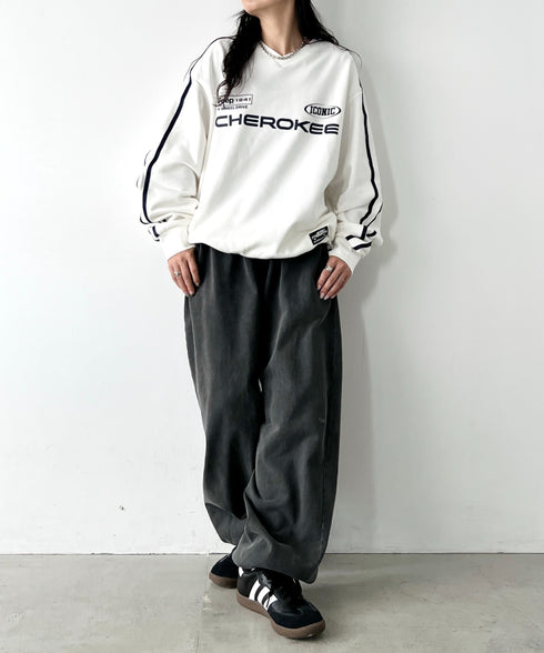 JEEP(ジープ)/サイドライン Vネック プルオーバー スウェット/CHEROKEE V-neck Sweatshirt | AT2253072 | ホワイト