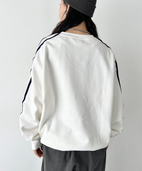 JEEP(ジープ)/サイドライン Vネック プルオーバー スウェット/CHEROKEE V-neck Sweatshirt | AT2253072 | ホワイト
