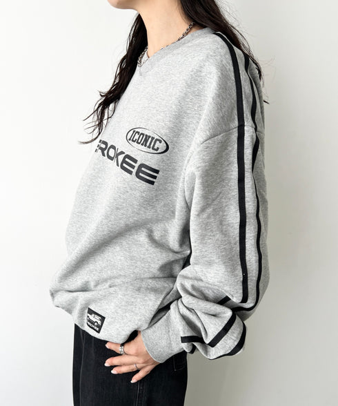 JEEP(ジープ)/サイドライン Vネック プルオーバー スウェット/CHEROKEE V-neck Sweatshirt | AT2253072 | グレー