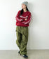 JEEP(ジープ)/サイドライン Vネック プルオーバー スウェット/CHEROKEE V-neck Sweatshirt | AT2253072 | バーガンディー