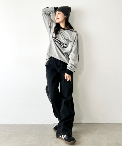 JEEP(ジープ)/サイドライン 配色 ロンT ロングスリーブTシャツ/CHEROKEE Long T-shirt | AT2253073 | グレー