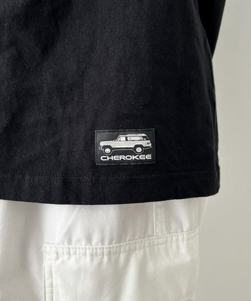 JEEP(ジープ)/サイドライン 配色 ロンT ロングスリーブTシャツ/CHEROKEE Long T-shirt | AT2253073 | ブラック