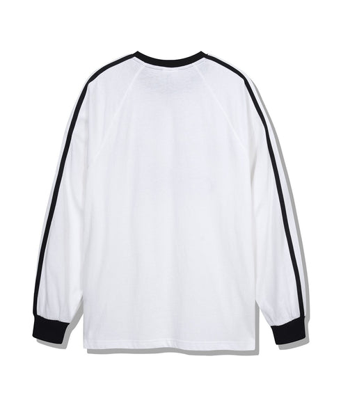 JEEP(ジープ)/サイドライン 配色 ロンT ロングスリーブTシャツ/CHEROKEE Long T-shirt | AT2253073 | ホワイト