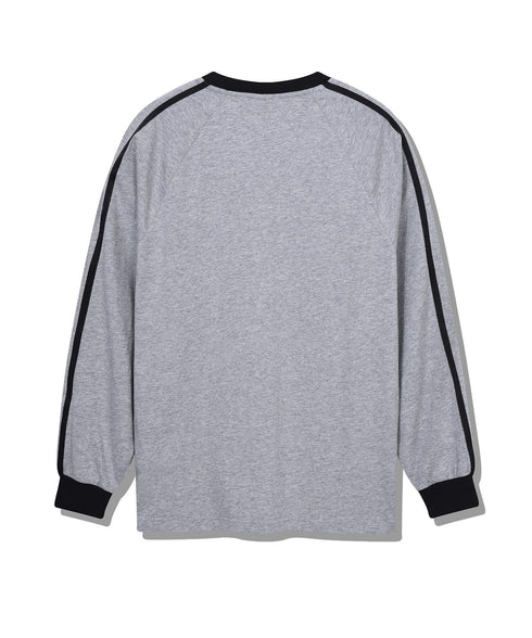 JEEP(ジープ)/サイドライン 配色 ロンT ロングスリーブTシャツ/CHEROKEE Long T-shirt | AT2253073 | グレー