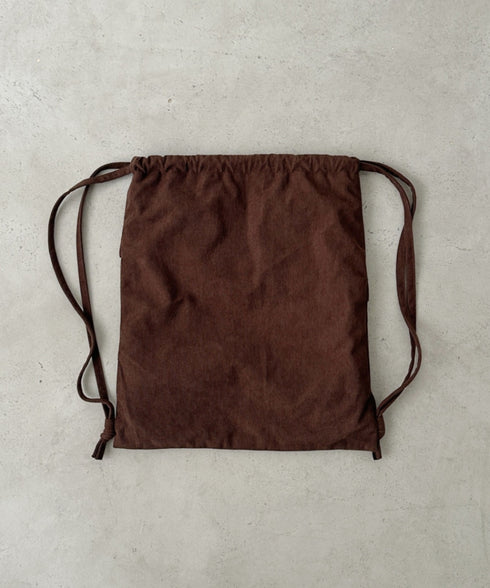 スエードライクフリルナップサック | CL1256032 | ブラウン