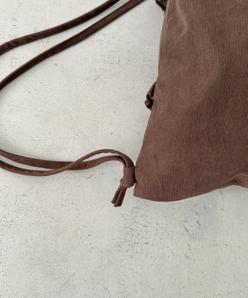 スエードライクフリルナップサック | CL1256032 | ブラウン