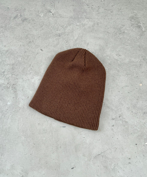 【11色展開】シンプルビーニー | CL5256036 | ブラウン