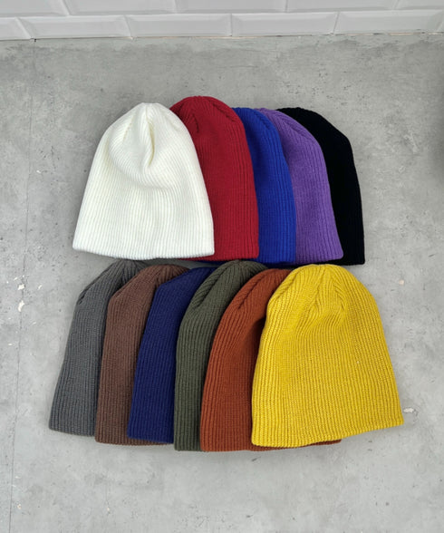 【11色展開】シンプルビーニー | CL5256036 | ブラウン