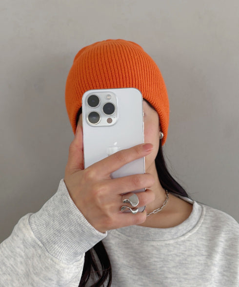 【13色展開】シンプルビーニー | CL5256036 | オレンジ系その他