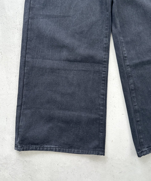 ワイドバギーフレアデニムパンツ | BA2256030 | ブラック