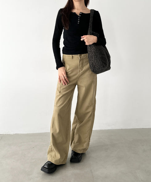 【A4サイズ対応】レオパード柄ワンハンドルショルダーバッグ | BA1256033 | ブラウン