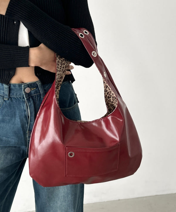 レオパードライニングショルダーバッグ | BA1256034 | レッド