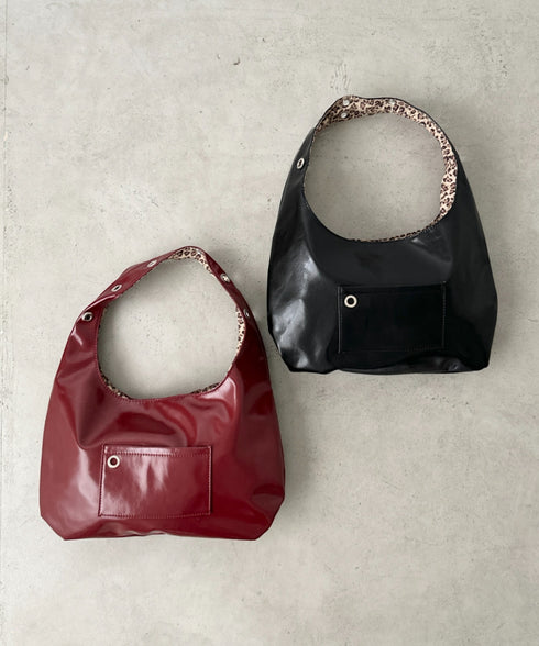 レオパードライニングショルダーバッグ | BA1256034 | レッド