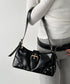 バックルベルトショルダーバッグ | BA1256036 | ブラック