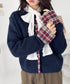 ネルチェックドッキングニットカーディガン | SL2256103 | ネイビー