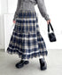 チェックフリルティアードスカート | LO2256054 | ネイビー