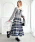 チェックフリルティアードスカート | LO2256054 | ネイビー