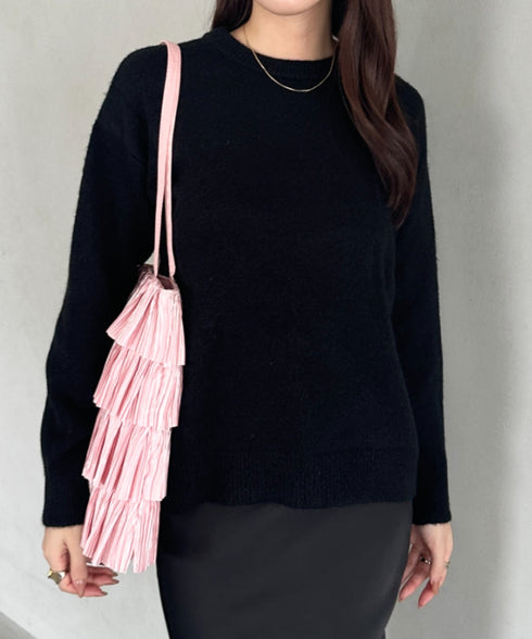 パーティーサブバッグ4段フリルパーティートートバッグ 結婚式/二次会/サブトート | MD1256015 | ピンク