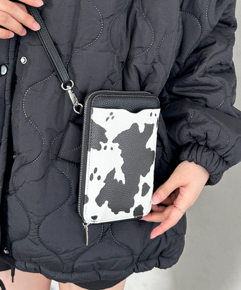 お財布スマホミニショルダーバッグ ポシェット | MD1256024 | ブラック系その他