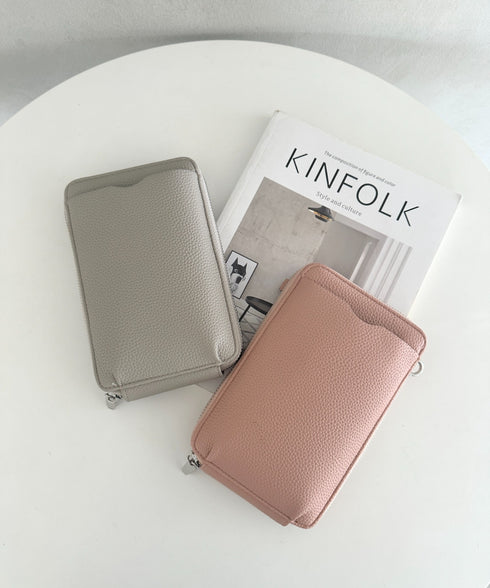 お財布スマホミニショルダーバッグ ポシェット | MD1256024 | グレー