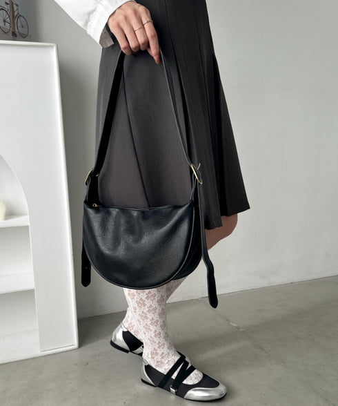 PUコンパクトショルダーバッグ | WR1256015 | ブラック