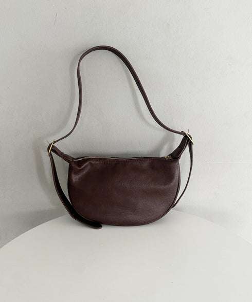 PUコンパクトショルダーバッグ | WR1256015 | ブラウン