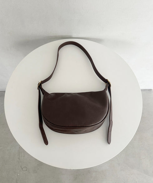 PUコンパクトショルダーバッグ | WR1256015 | ブラウン