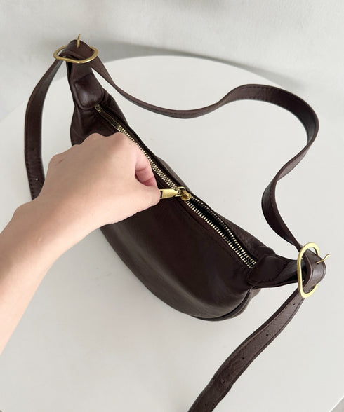 PUコンパクトショルダーバッグ | WR1256015 | ブラウン