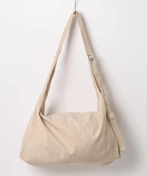 ダブルベルトキャンバス2WAYショルダーバッグ | WR1256017 | ライトベージュ