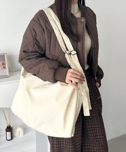 ダブルベルトキャンバス2WAYショルダーバッグ | WR1256017 | アイボリー